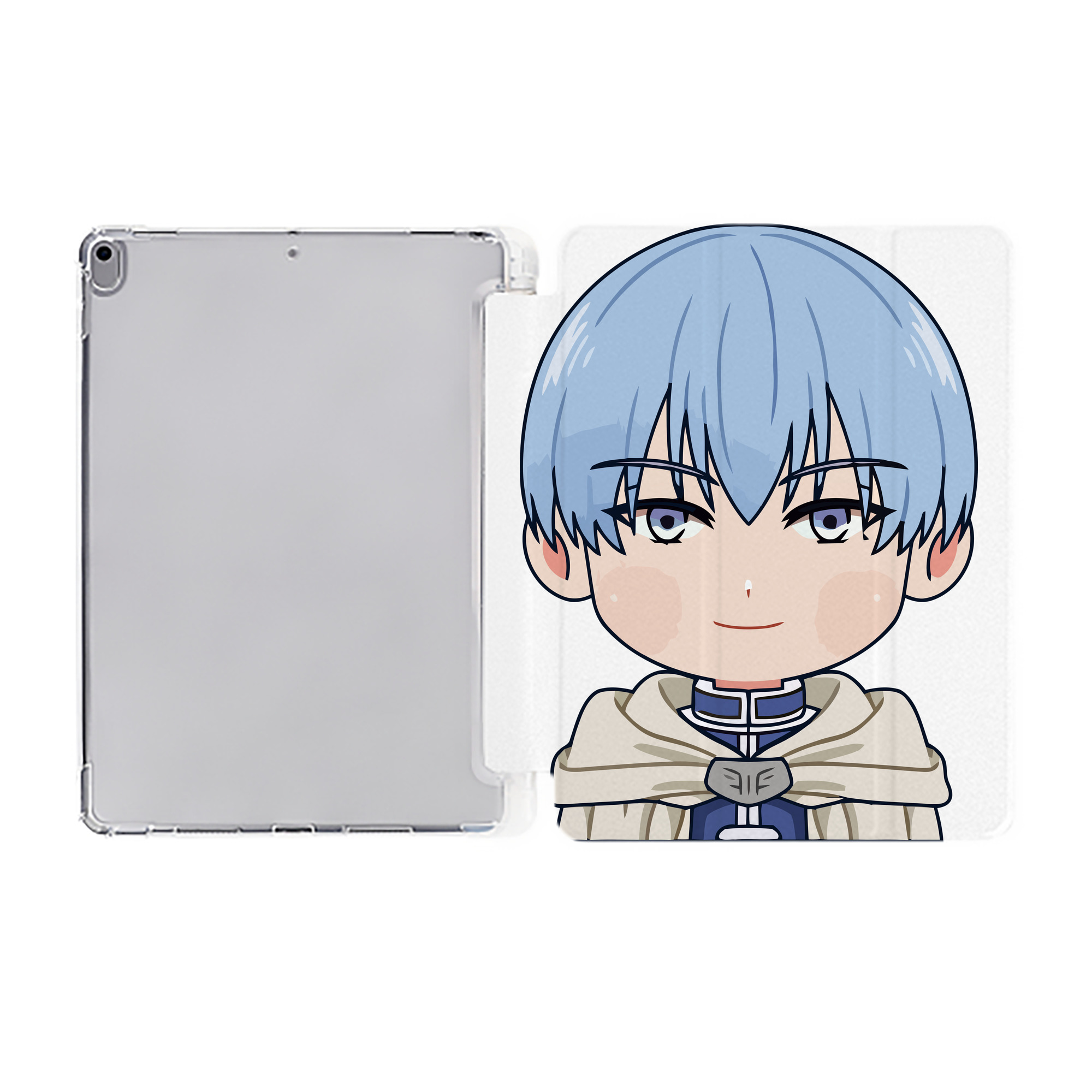 （画像用） 葬送のフリーレン Frieren IPad ケース ペン収納付き 三つ折りスタンド PUレザー×シリコン 対応機種9.5/10.5/10.9インチ